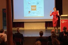 Rebecca Soetebier referiert beim BVMW Jahresempfang 2020