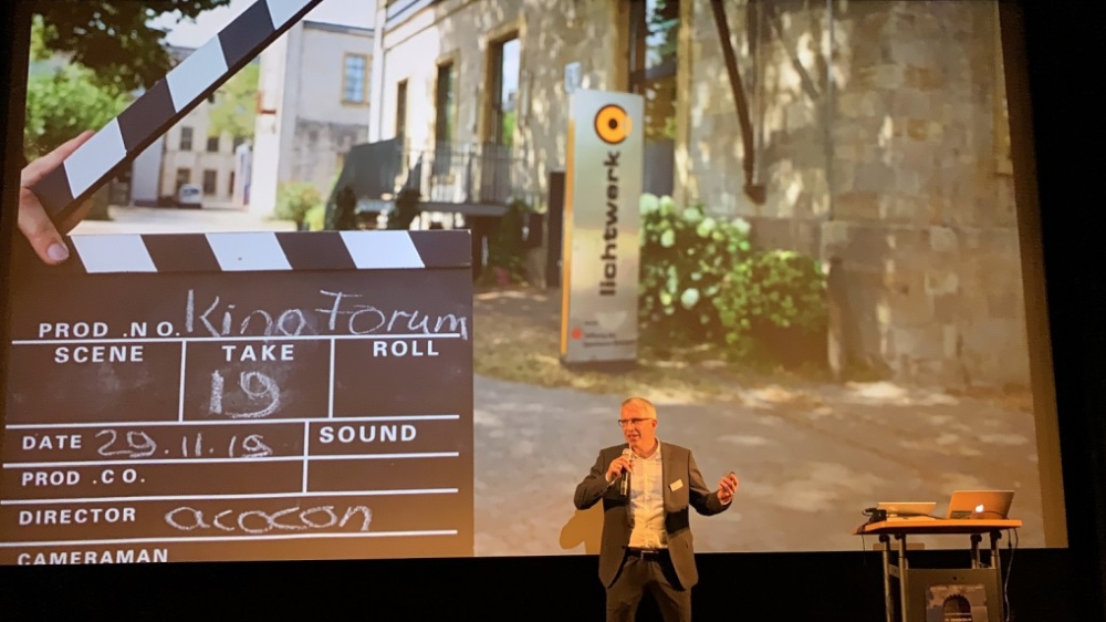 Mark Schönrock eröffnet das Kinoforum 2019