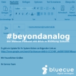 #beyondanalog - der bluecue Podcast mit Blick in Richtung Zukunft