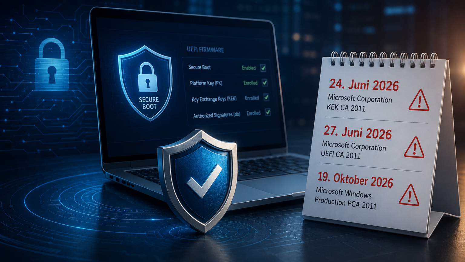 Ablaufende Secure Boot Zertifikate: Was Dein Unternehmen jetzt wissen muss Ablaufende Secure Boot Zertifikate: Was Dein Unternehmen jetzt wissen muss