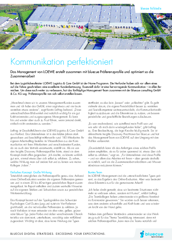 bluecue-Fallstudie-LOEWElogistics